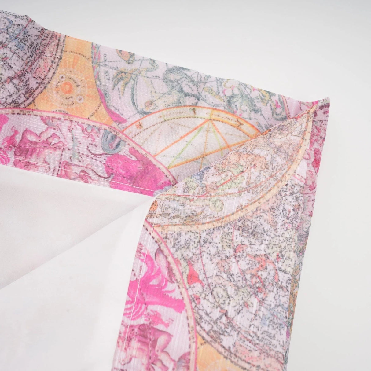 Assuntina Shirt & Skirt Set Pink Pattern - Print Calf Length