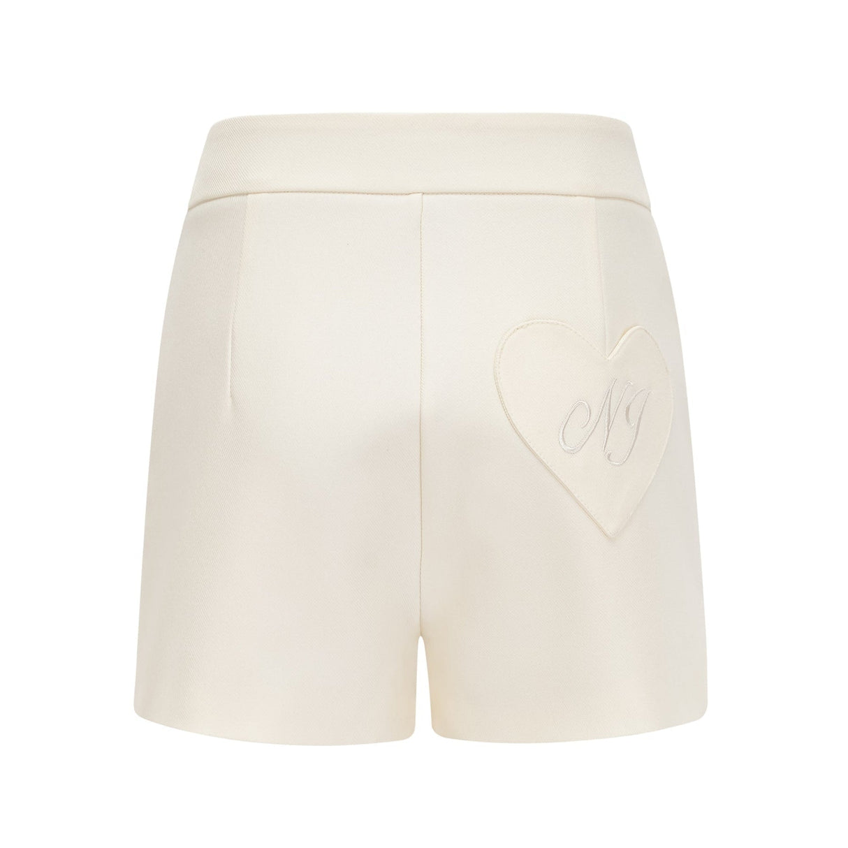 Audrey Jacket & Shorts Set - Notched Lapels - Crystal - Embellished Buttons - Cinched Waist - Flared Hem