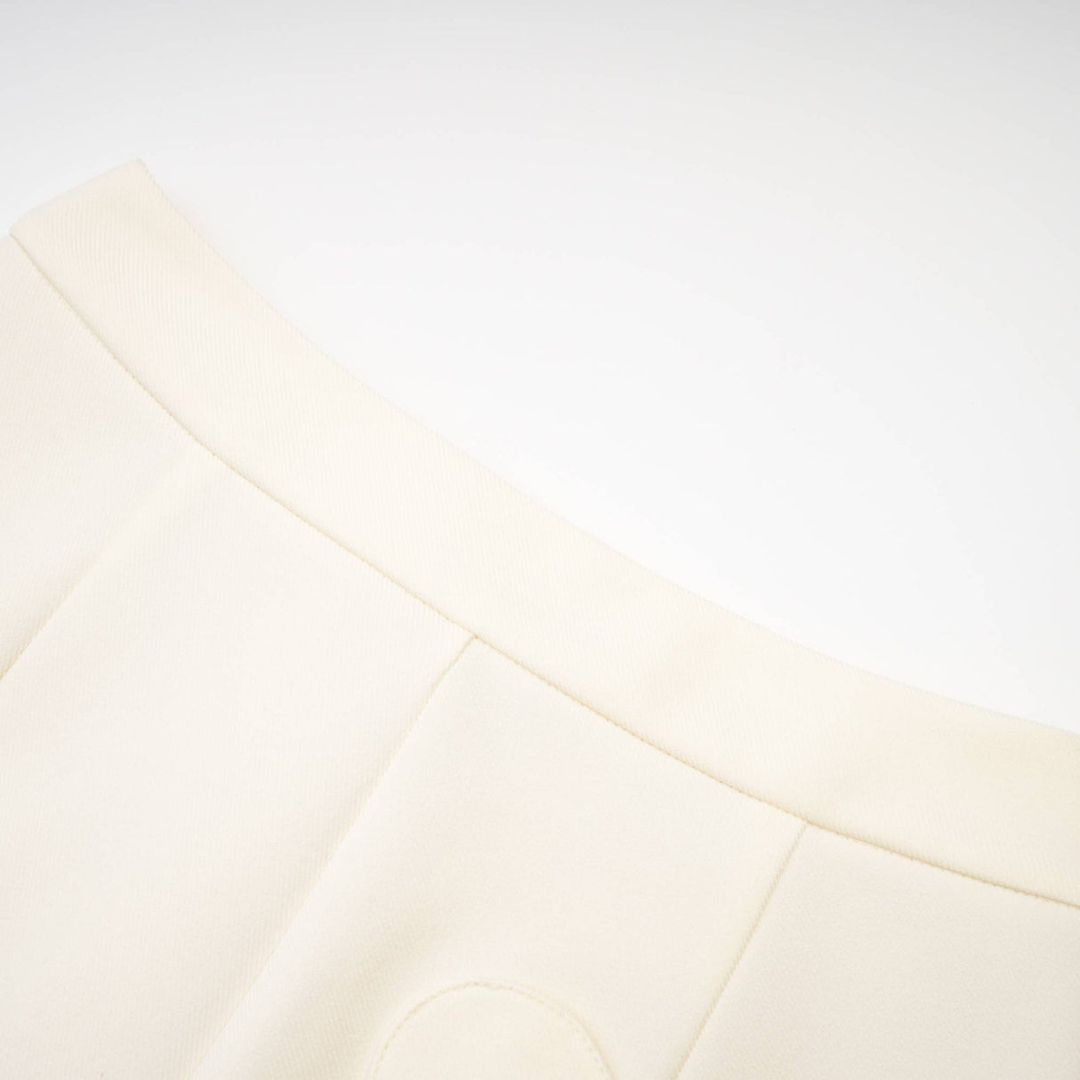 Audrey Jacket & Shorts Set - Notched Lapels - Crystal - Embellished Buttons - Cinched Waist - Flared Hem