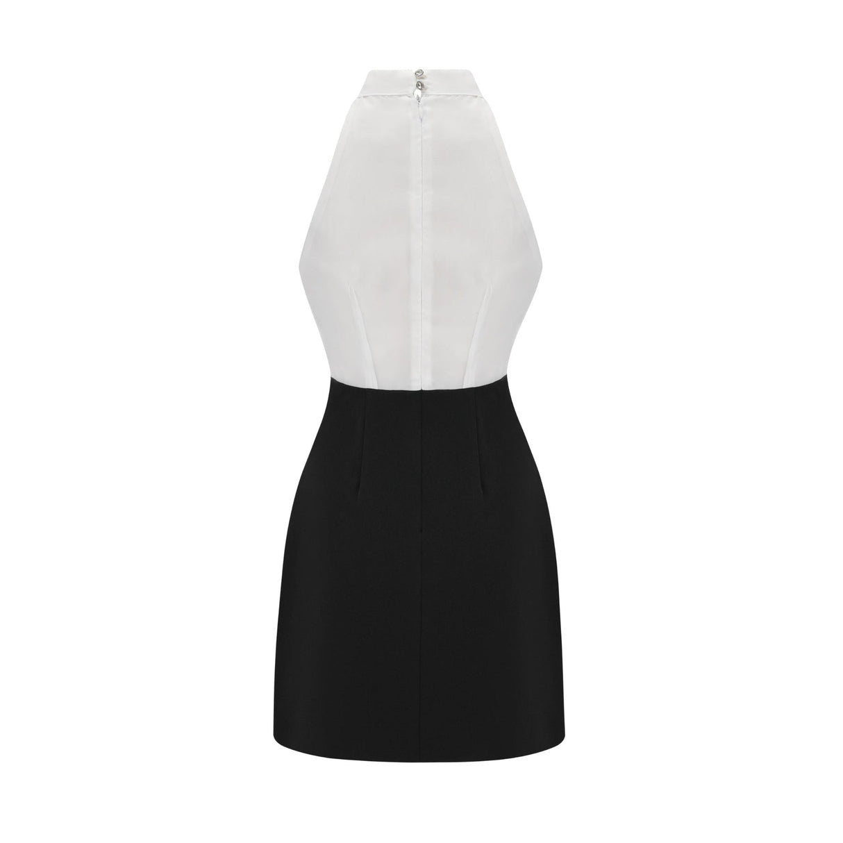 Aurora Mini Dress - Halterneck - Embellished Bodice