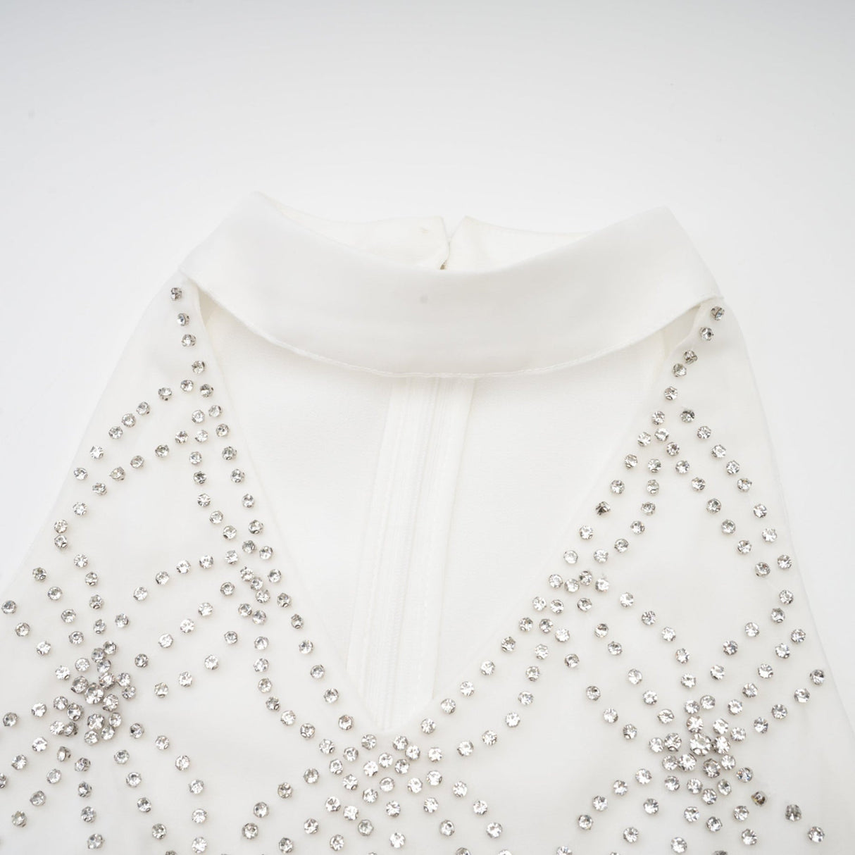 Aurora Mini Dress - Halterneck - Embellished Bodice