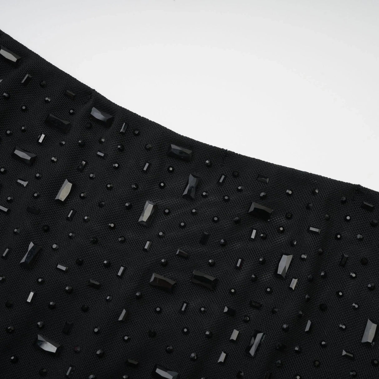 Axelle Midi Dress - Sequin Embellishment - Sleeveless - Fitted - Side Zip Fastening - Spaghetti Straps