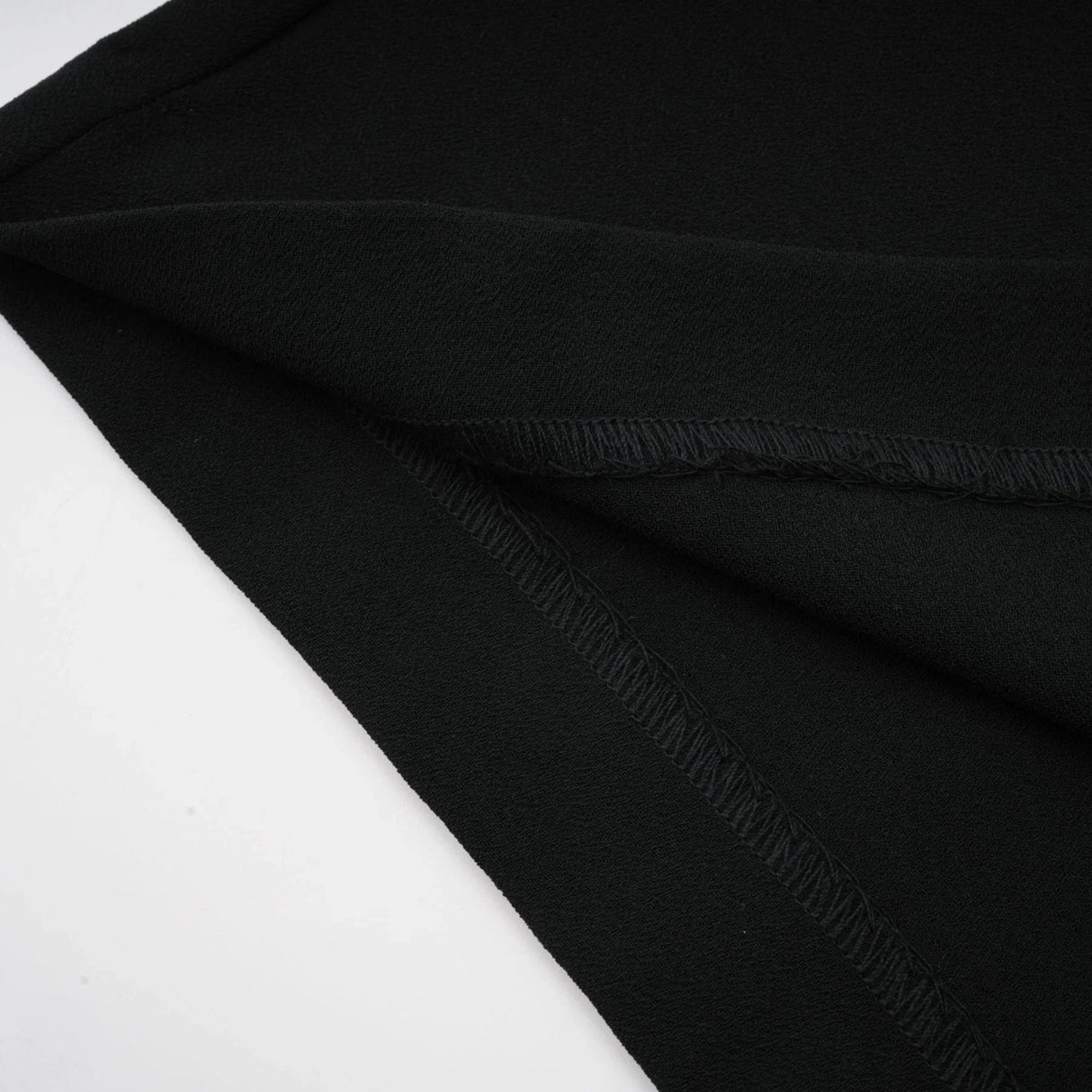 Barbara Jacket & Trousers - V Neck Pleated Ribbon Design Wide Legs Zip Front