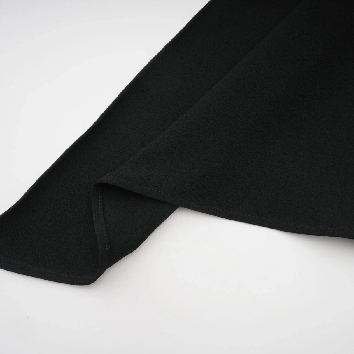 Barbara Jacket & Trousers - V Neck Pleated Ribbon Design Wide Legs Zip Front