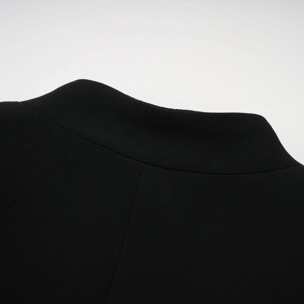 Barbara Jacket & Trousers - V Neck Pleated Ribbon Design Wide Legs Zip Front