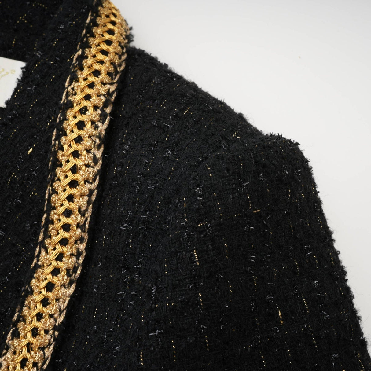 Beppina Jacket & Skirt - Tweed - Notched Lapels - Panelled Design - Ostrich Feather Accents