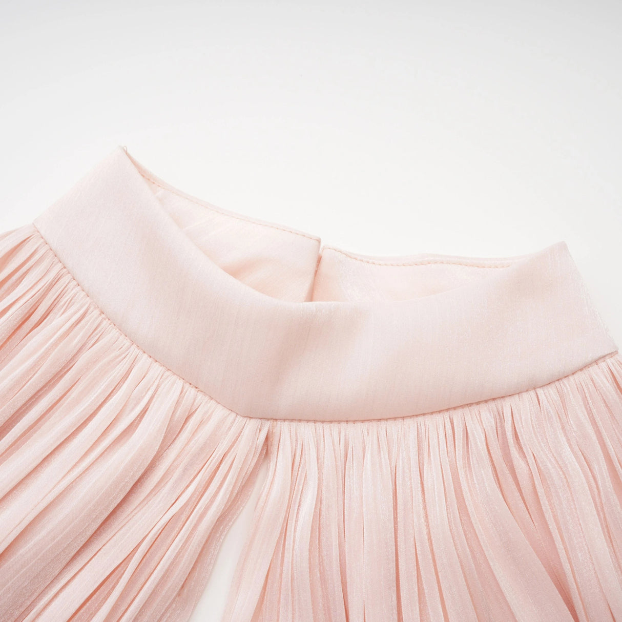 Bernice Pink Glossy Cape Dress Set