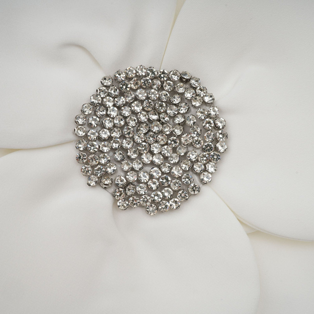 Bianchina Floral Top - Sleeveless Off the Shoulder with Floral Appliqu Crystal Embellishment Trendy Cropped