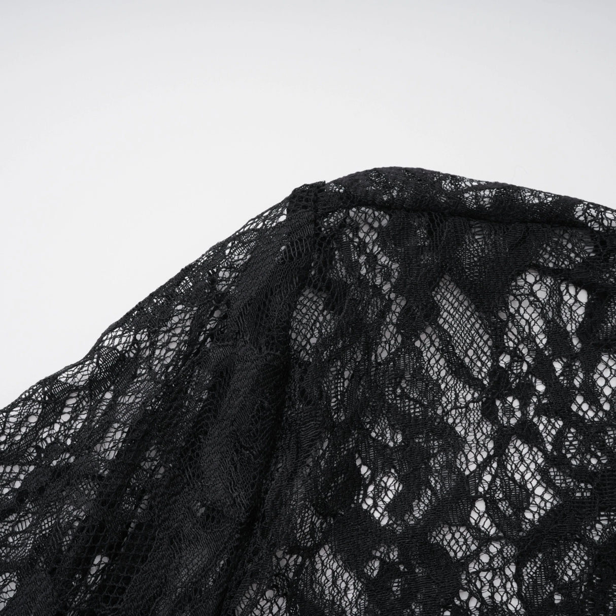 Bokamoso Black Lace Panel Maxi Gown