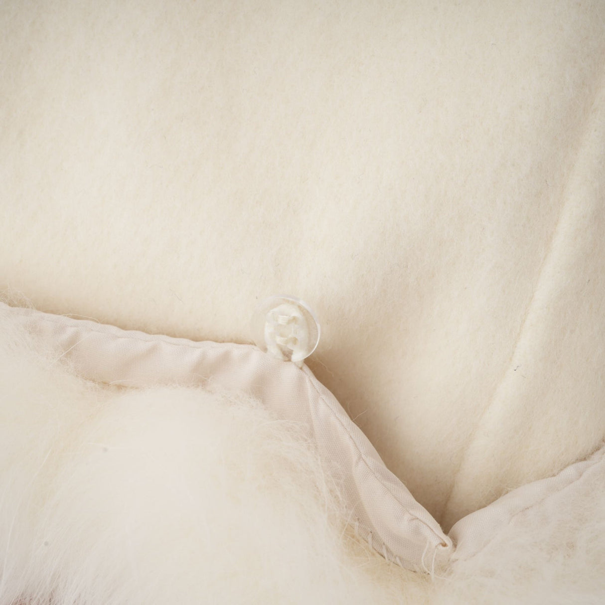 Brielle Coat - Long Sleeves - Faux - Fur Crystal & Pearl Embellishments - Front Button Fastening