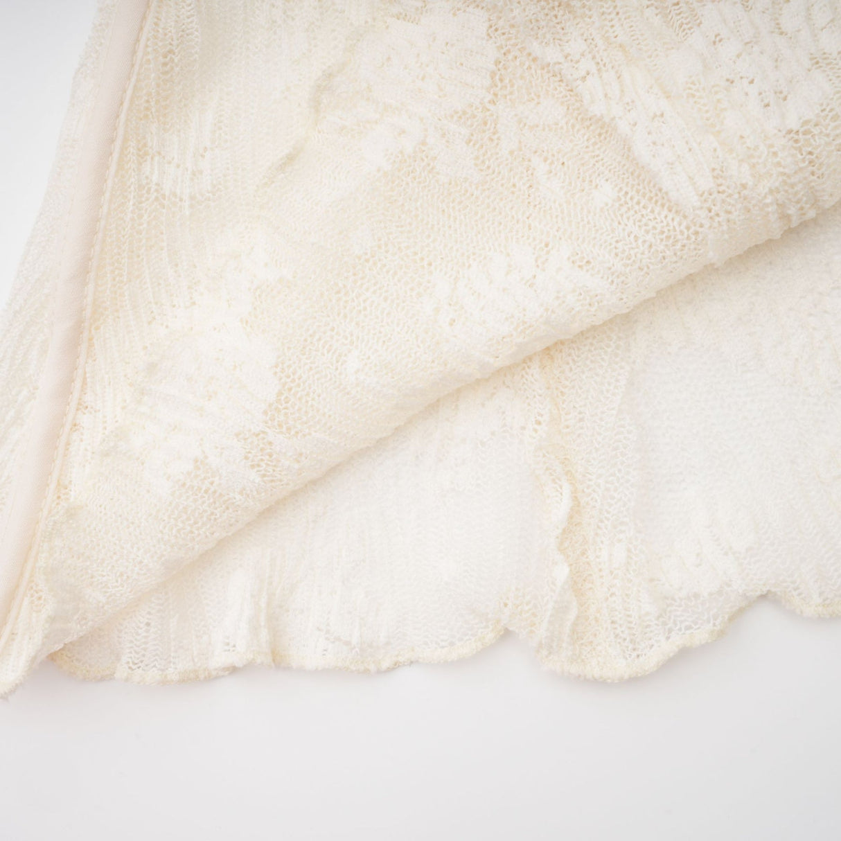 Brielle Maxi Dress - Square Neck - Lace Detailing - Bustier Style - Flared Cuffs - Front Tie & Rear Zip Fastening