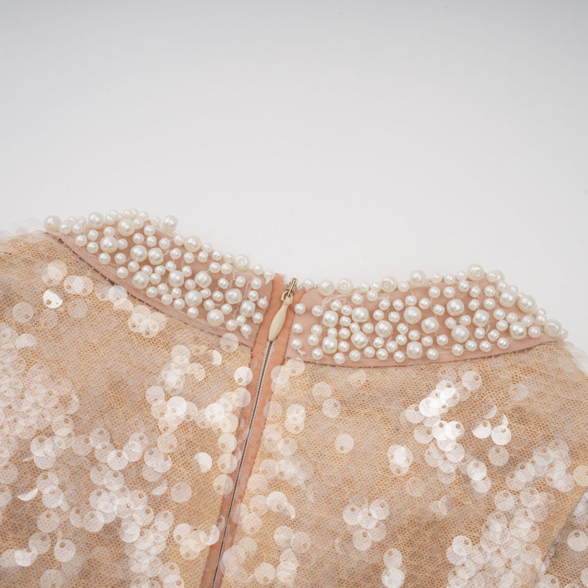 Callie Midi Dress – Crew Neck – Sequin Embellishment – Calf Length