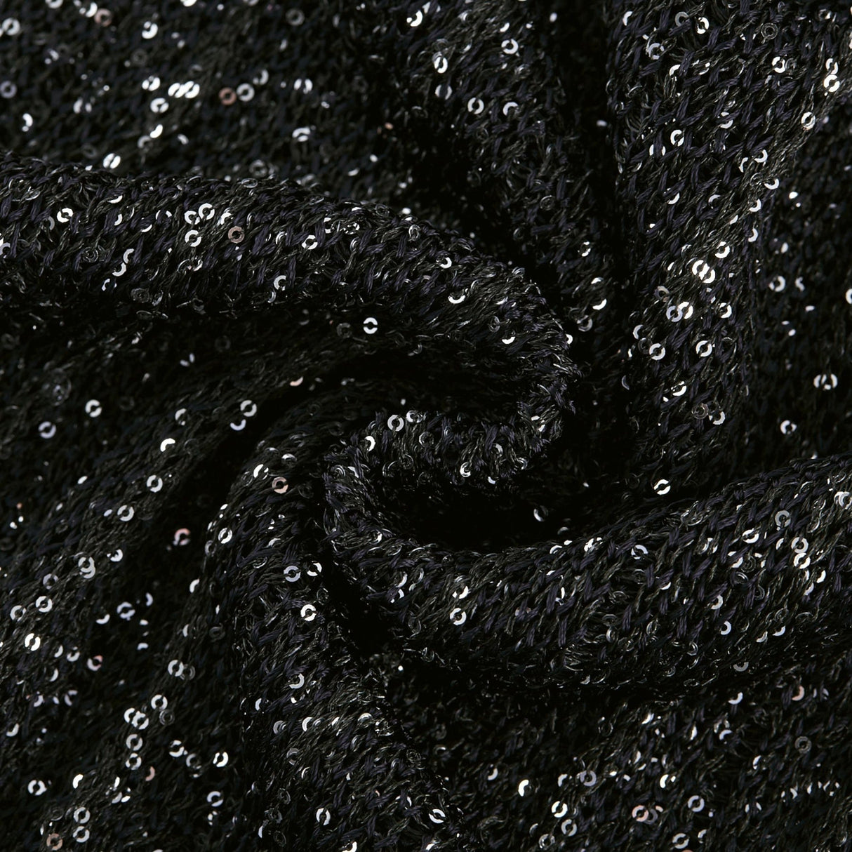 Callie Mini Dress - Sleeveless - Tiered Skirt - Sequin Details - Knitted Construction