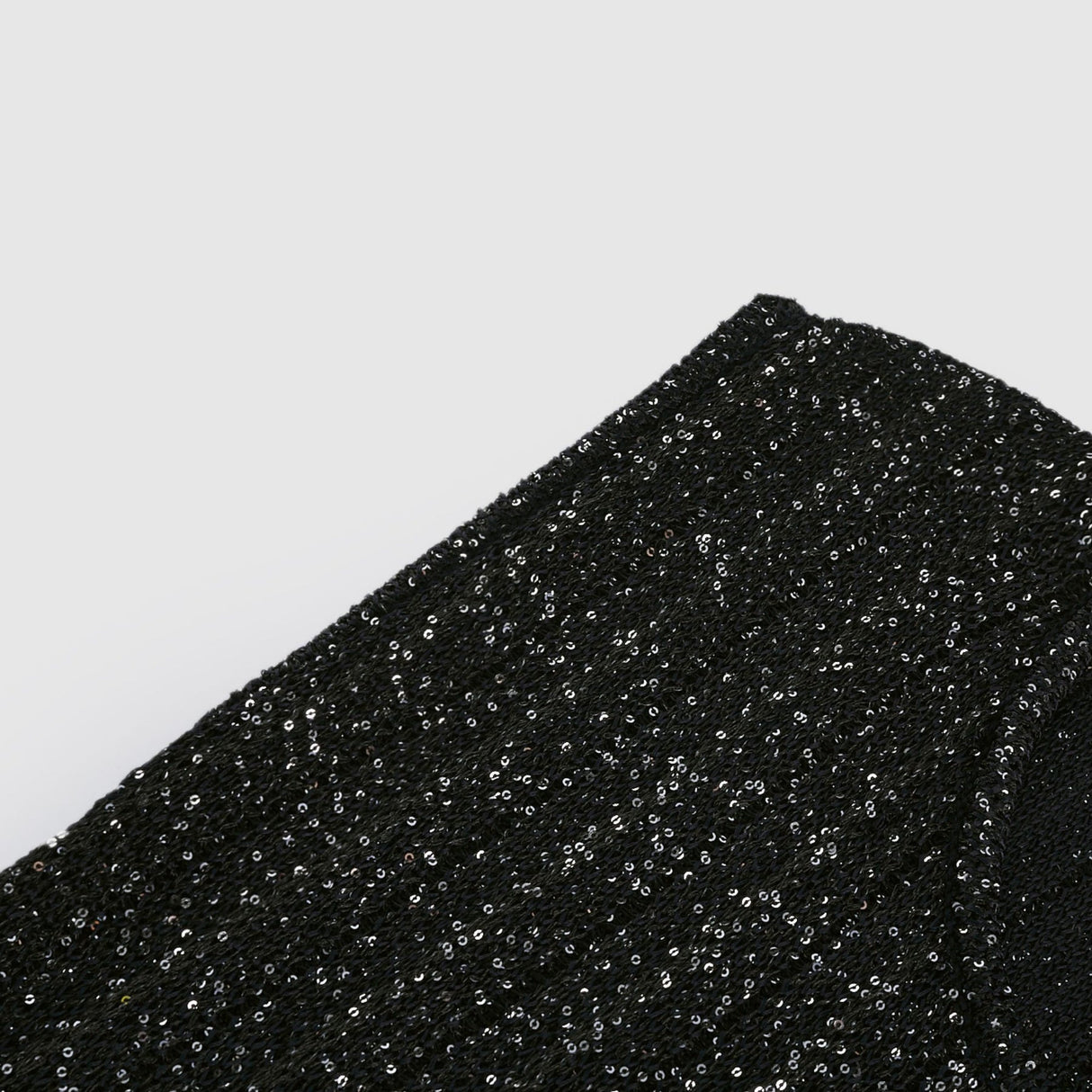 Callie Mini Dress - Sleeveless - Tiered Skirt - Sequin Details - Knitted Construction