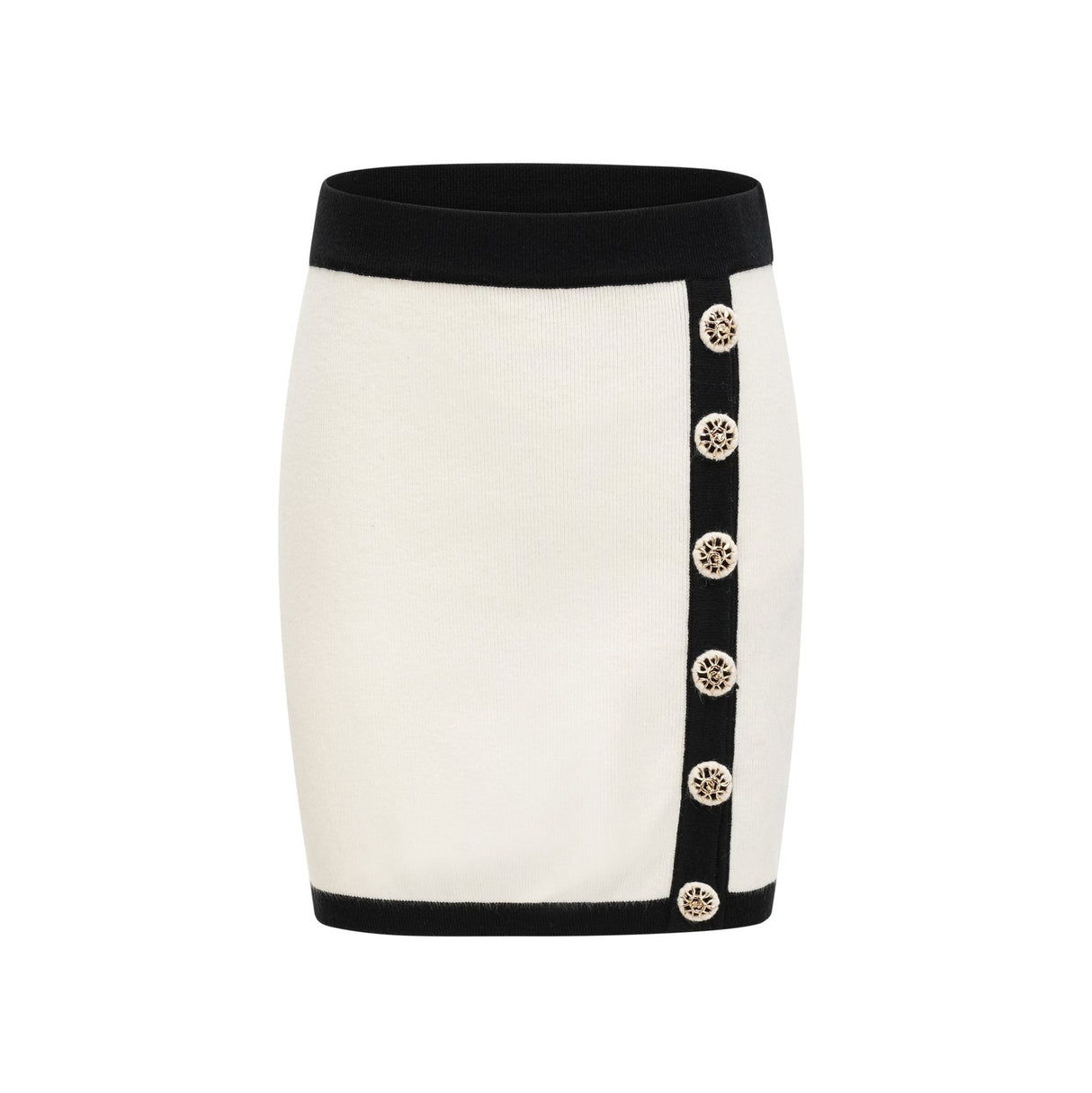 Camila Stretch - Jersey Knitted Cropped Top and Skirt Set