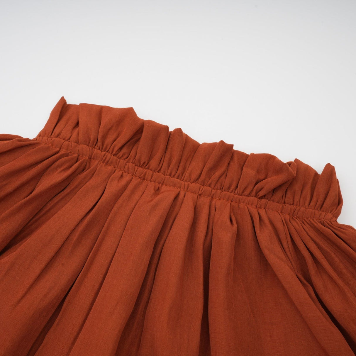 Carmelina Midi Dress - Frilled self - tie neck - Short sleeves - Shift style - Asymmetric hem