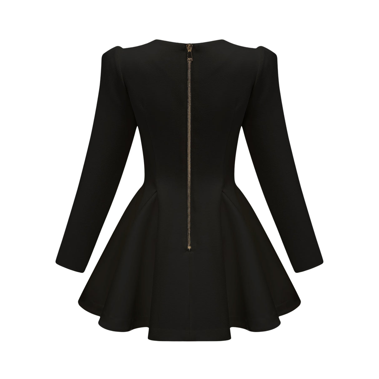 Carmina Blazer - V - Neck - Long Sleeves - Tone Buttons - A - Line