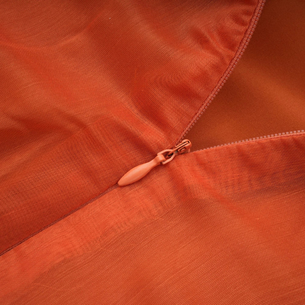 Carrie Orange Halterneck Flounced Maxi Dress