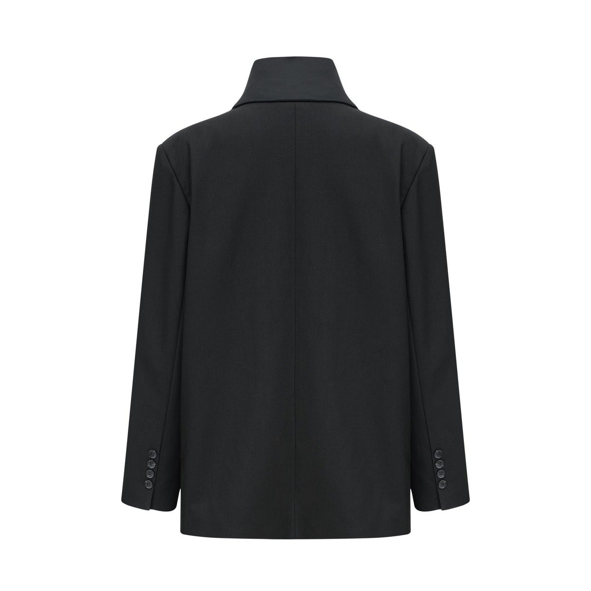 Charlotte Blazer - Wool - Shawl Lapels - Front Button Fastening - Straight Hem