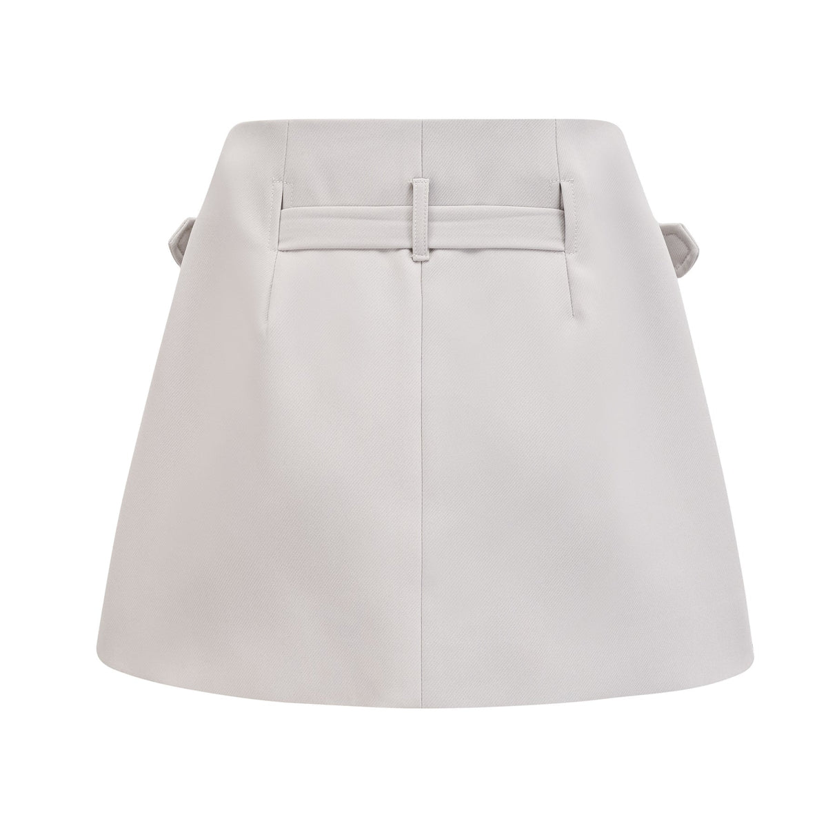 Chelsea Blazer & Skirt - Wool Blend Matching Set - tone Hardware - Wrap Design