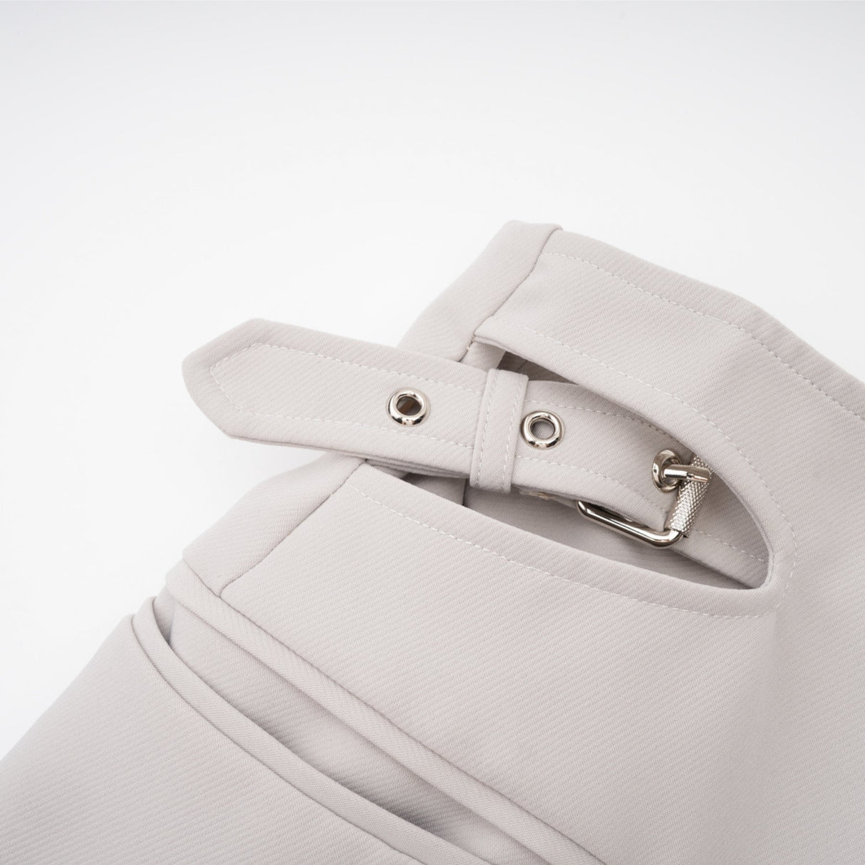 Chelsea Blazer & Skirt - Wool Blend Matching Set - tone Hardware - Wrap Design