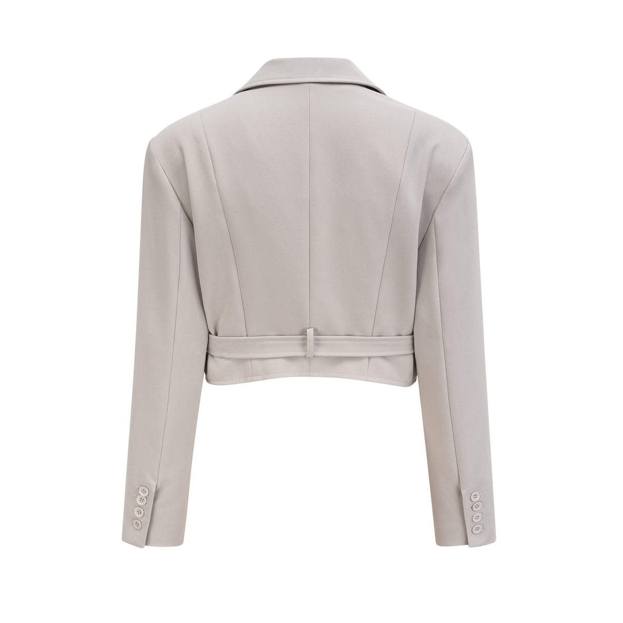 Chelsea Blazer & Skirt - Wool Blend Matching Set - tone Hardware - Wrap Design