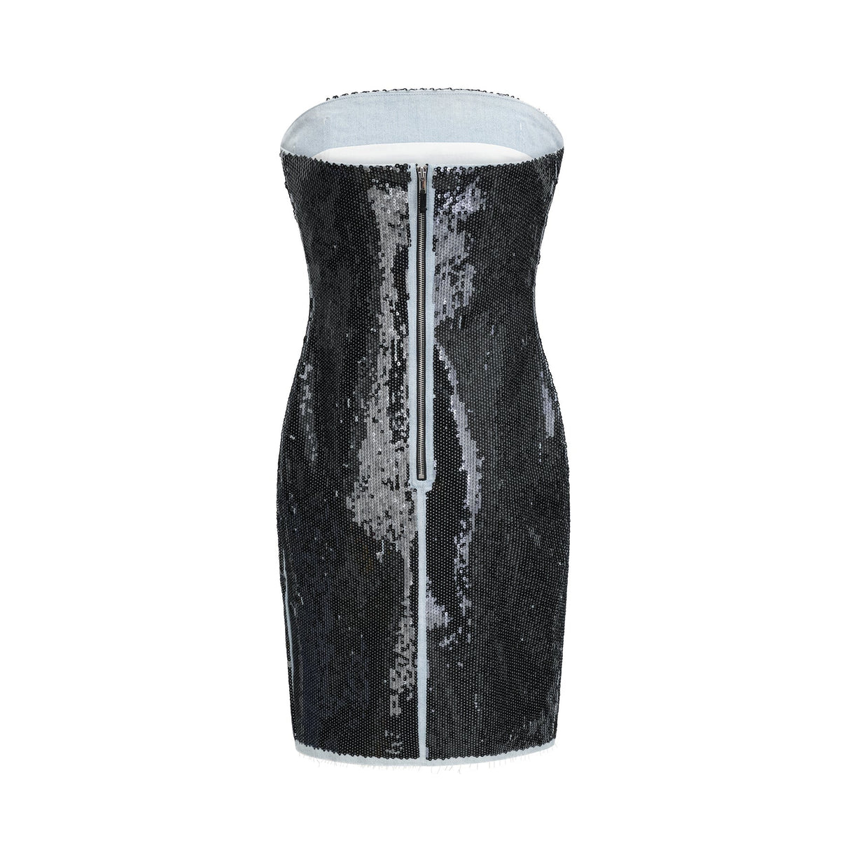 Clarissa Sequin Mini Dress - Sleeveless - Off the Shoulder - Corset Style - Embellished with Sequins