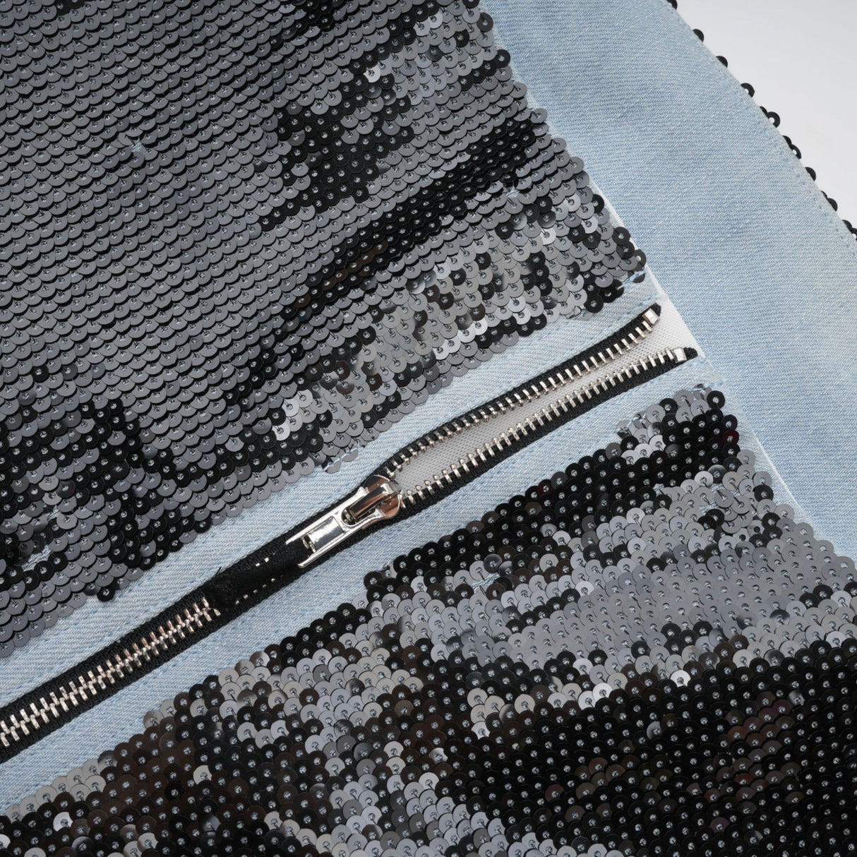 Clarissa Sequin Mini Dress - Sleeveless - Off the Shoulder - Corset Style - Embellished with Sequins