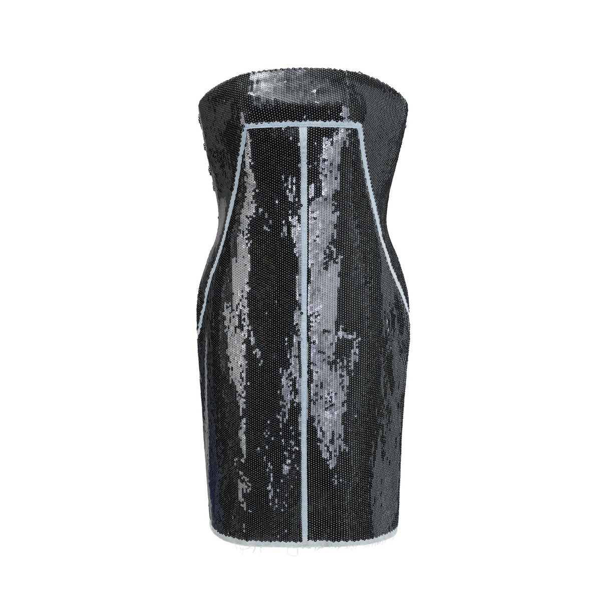 Clarissa Sequin Mini Dress - Sleeveless - Off the Shoulder - Corset Style - Embellished with Sequins