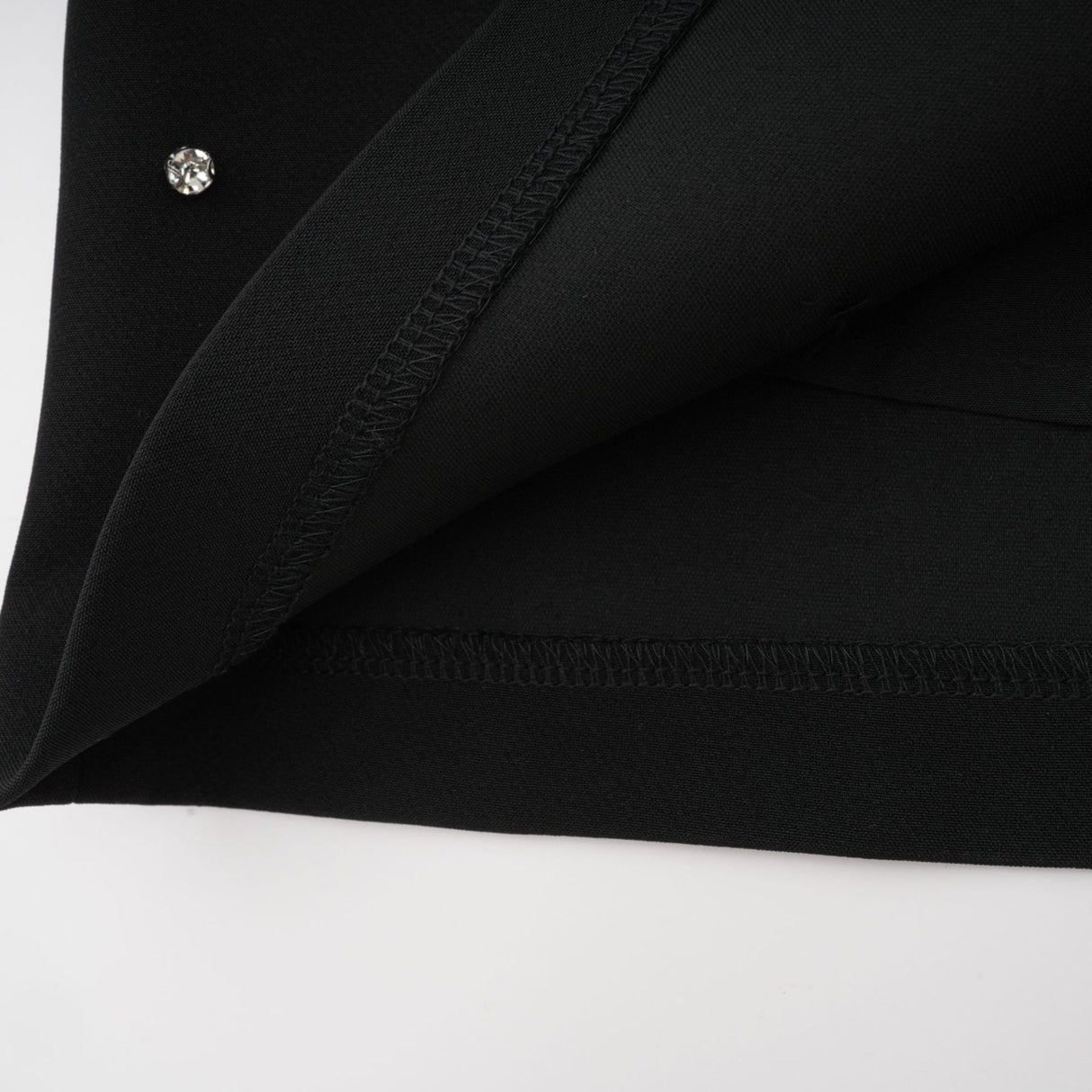 Clarissa Skirt & Top Set - Halterneck Top - Crystal Embellishment - Rear Zip Fastening - Cropped Design