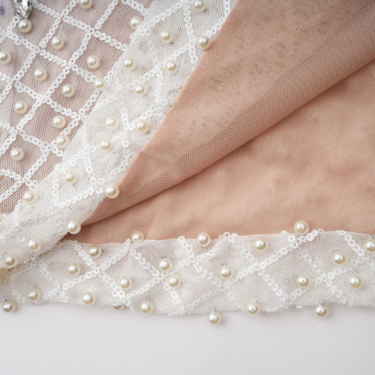 Claudine white embellished halterneck maxi dress