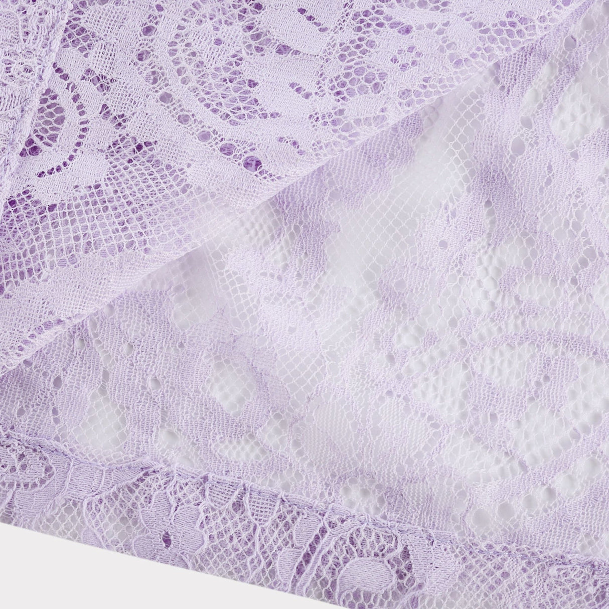 Colomba Skirt & Top Set - Lace Embroidery - Notched Lapels - Faux - Flower Embellishment - Mini Length