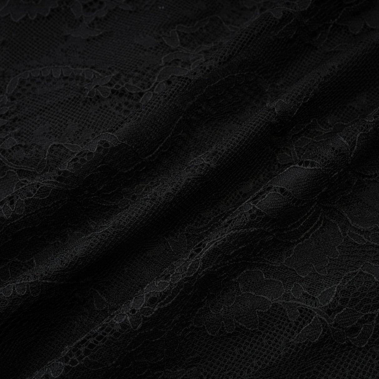 Coraline Off Shoulder Mini Dress - Mesh Floral Lace - Faux - Pearl Embellishment - Ribbon Detail - Lace Hem