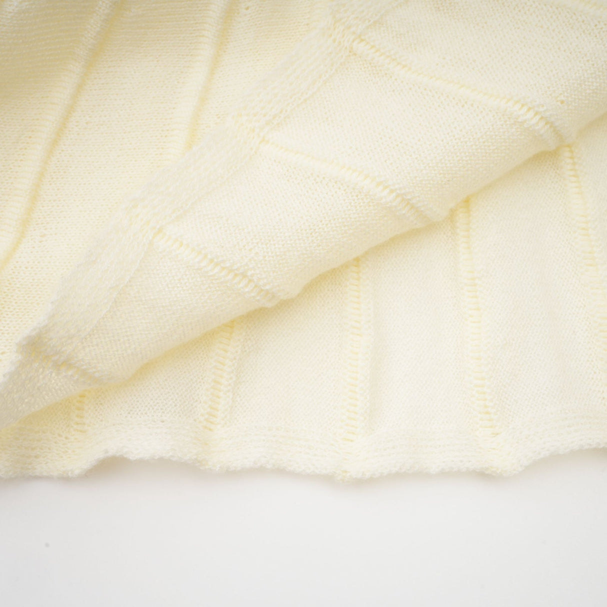 Costanza Midi Dress - High Neck - Long Sleeves - Pleated Design - Semi - Sheer Finish