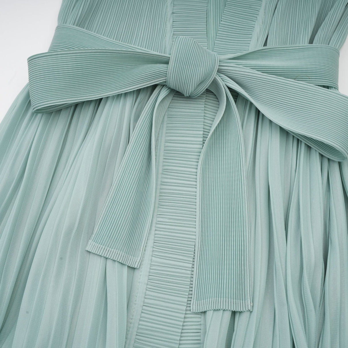 Cynthia Dress & Coat - Long Sleeve Faux - Flower Design - Elasticated Cuffs - Pleated Midi Dress