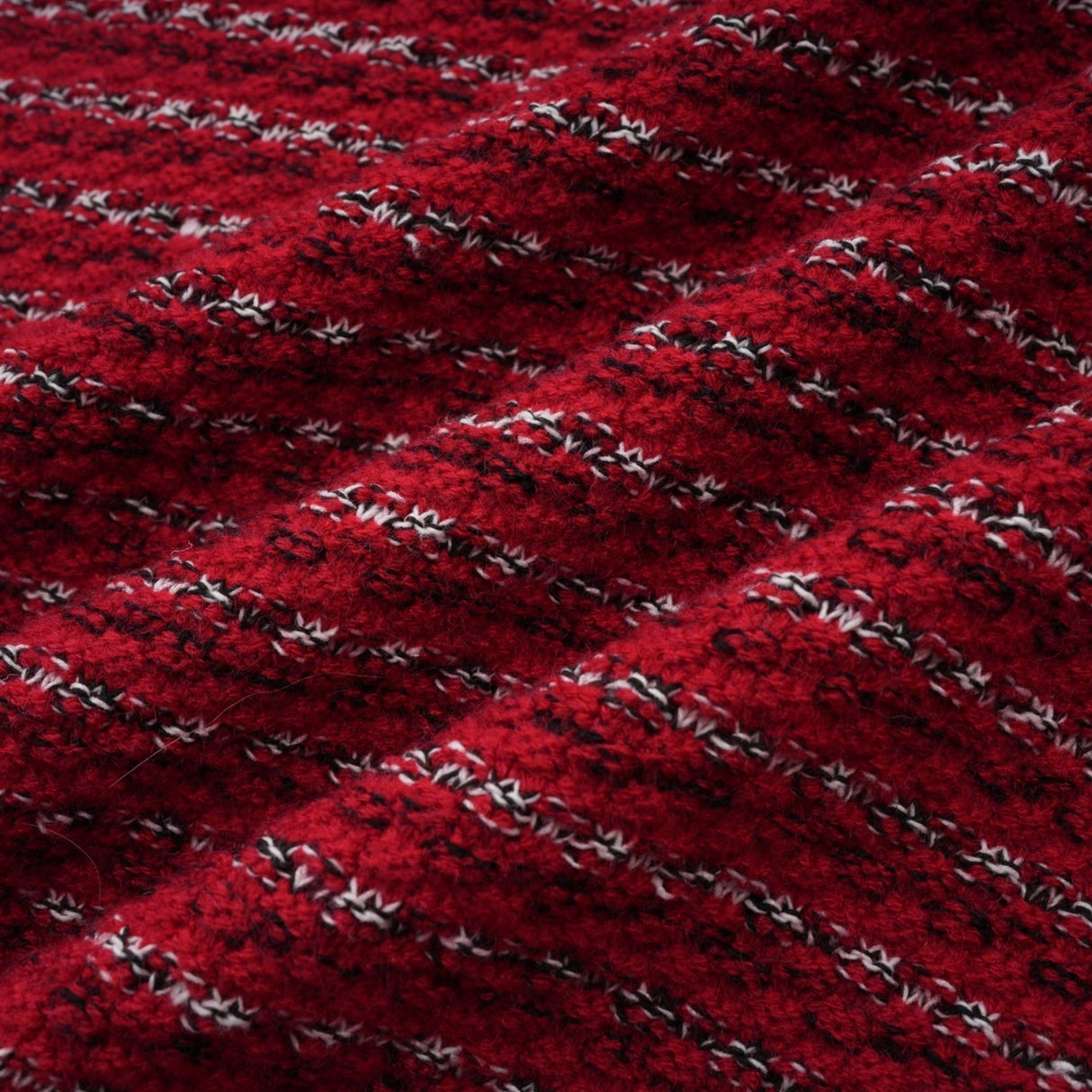 Daniela Mini Dress - Long Sleeve Colorblocked Knitted with Crystal Embellishment Bow Detailing & Front Flap Pockets