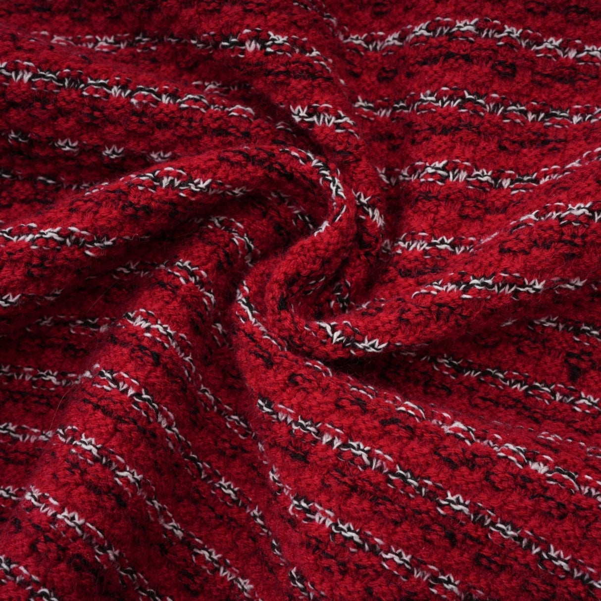 Daniela Mini Dress - Long Sleeve Colorblocked Knitted with Crystal Embellishment Bow Detailing & Front Flap Pockets