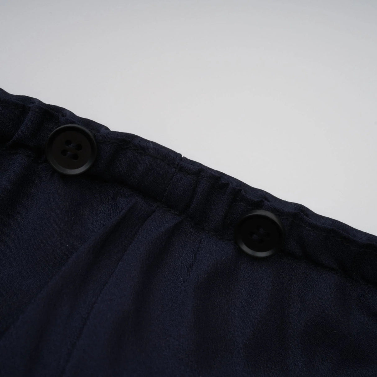 Dayana Maxi Dress Navy Blue Detachable Skirt Crystal Buttons