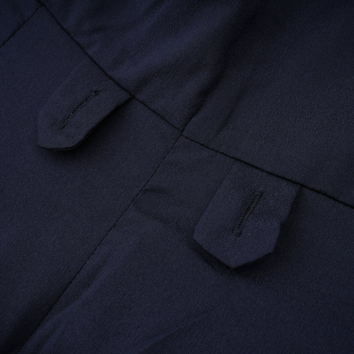 Dayana Maxi Dress Navy Blue Detachable Skirt Crystal Buttons