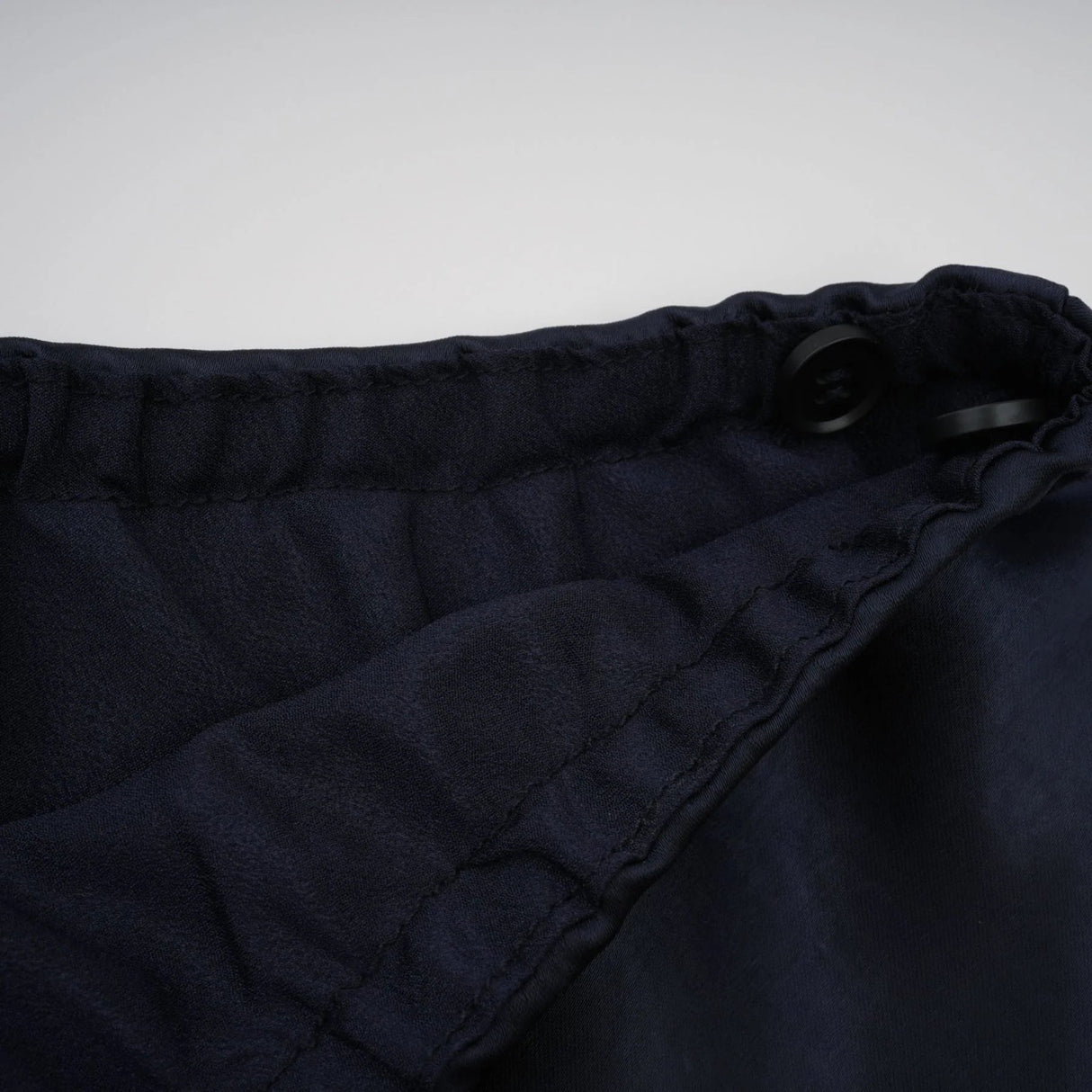 Dayana Maxi Dress Navy Blue Detachable Skirt Crystal Buttons