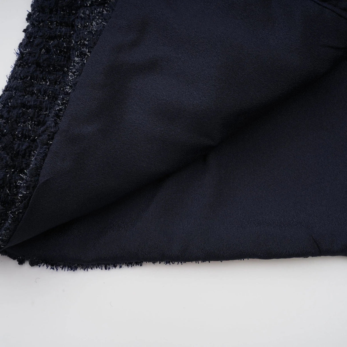 Dayana Maxi Dress Navy Blue Detachable Skirt Crystal Buttons