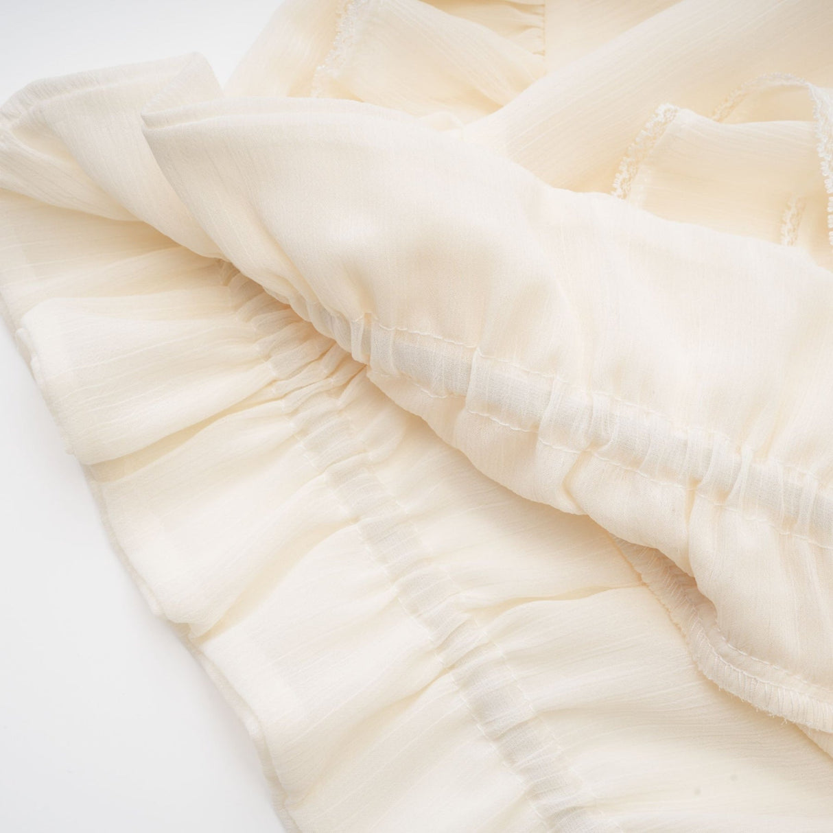 Delilah Top - Long Sleeves - Mock Neck - Ruffled Trim