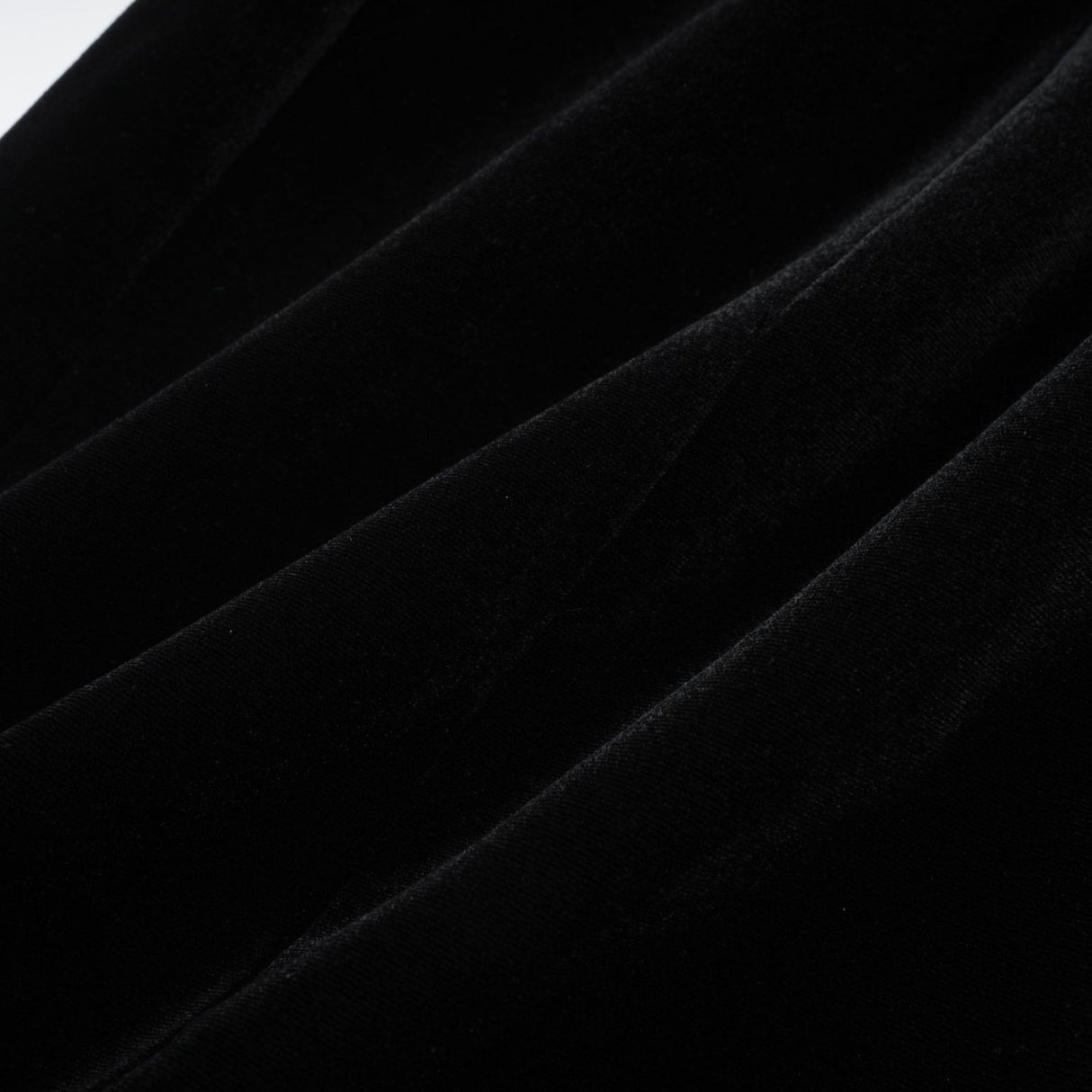 Donatella Long Sleeve Mini Dress - Square Neck - Pleated Design - Front Button Decoration - Rear Zip Fastening