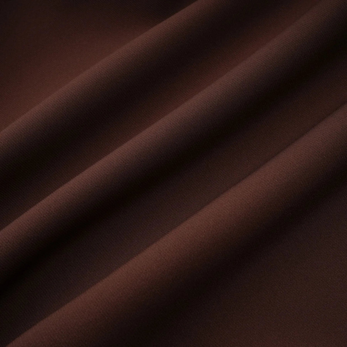 Donatella Midi Dress Brown Twill Asymmetrical Full Skirt Silver - tone Hardware