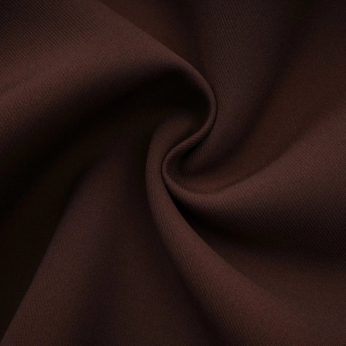 Donatella Midi Dress Brown Twill Asymmetrical Full Skirt Silver - tone Hardware