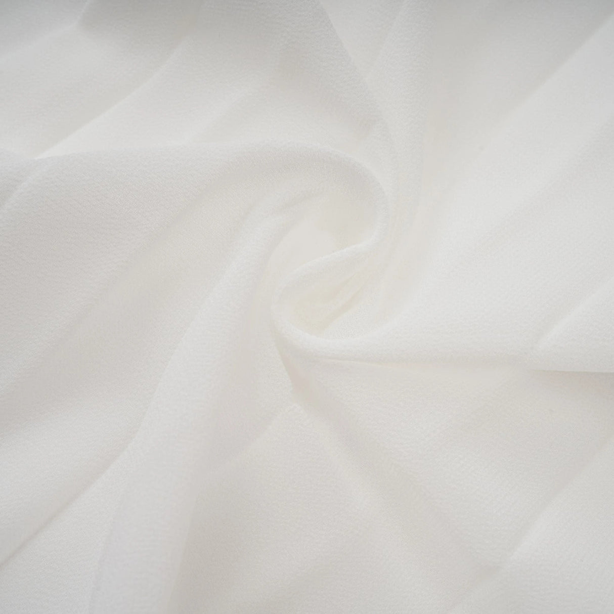Doux White Ruffled Trim Pleated Midi Dress