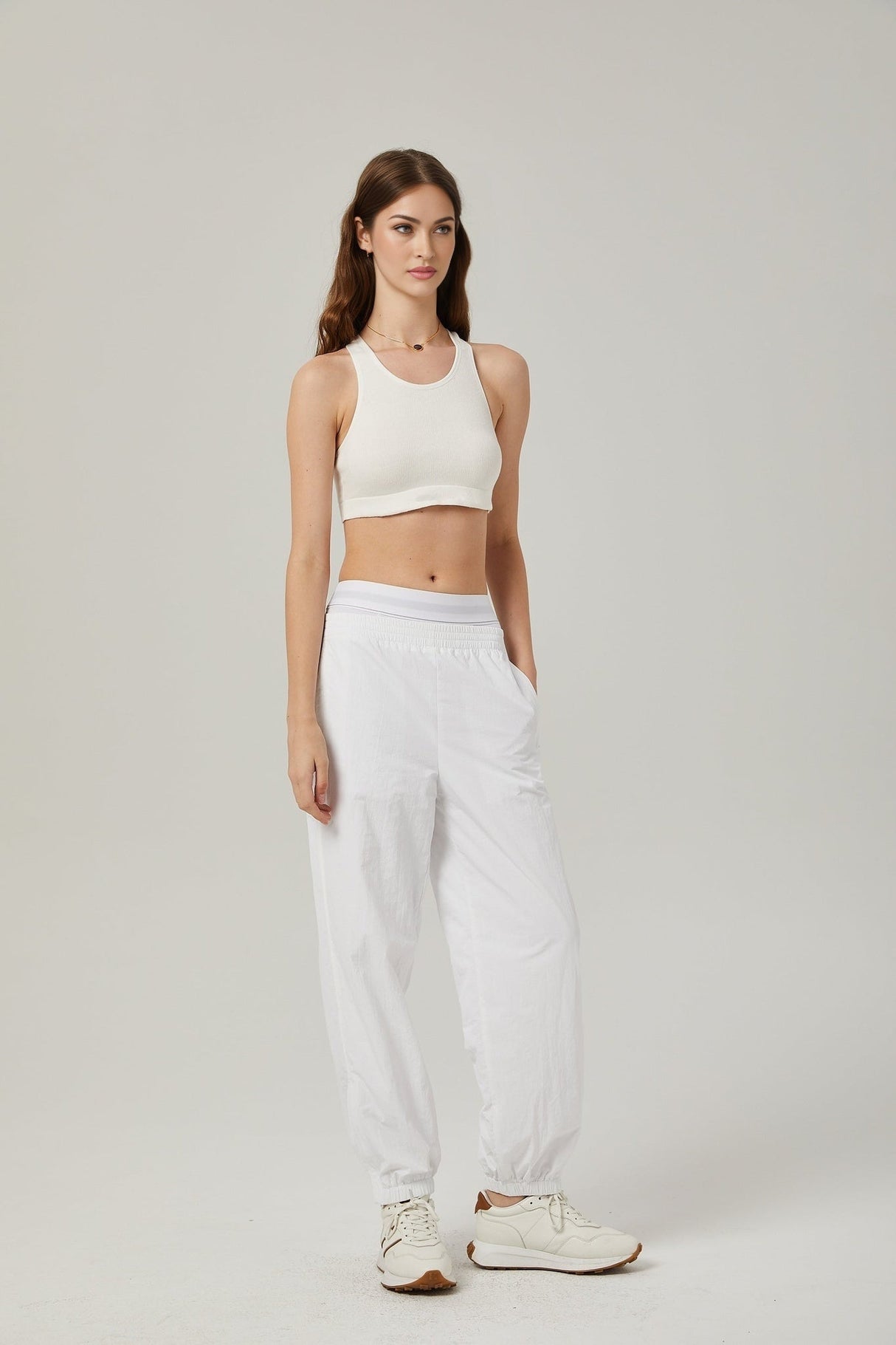 Eleanor Cropped Top - V Neck - Scoop Neck - Racerback - Elasticated Underband