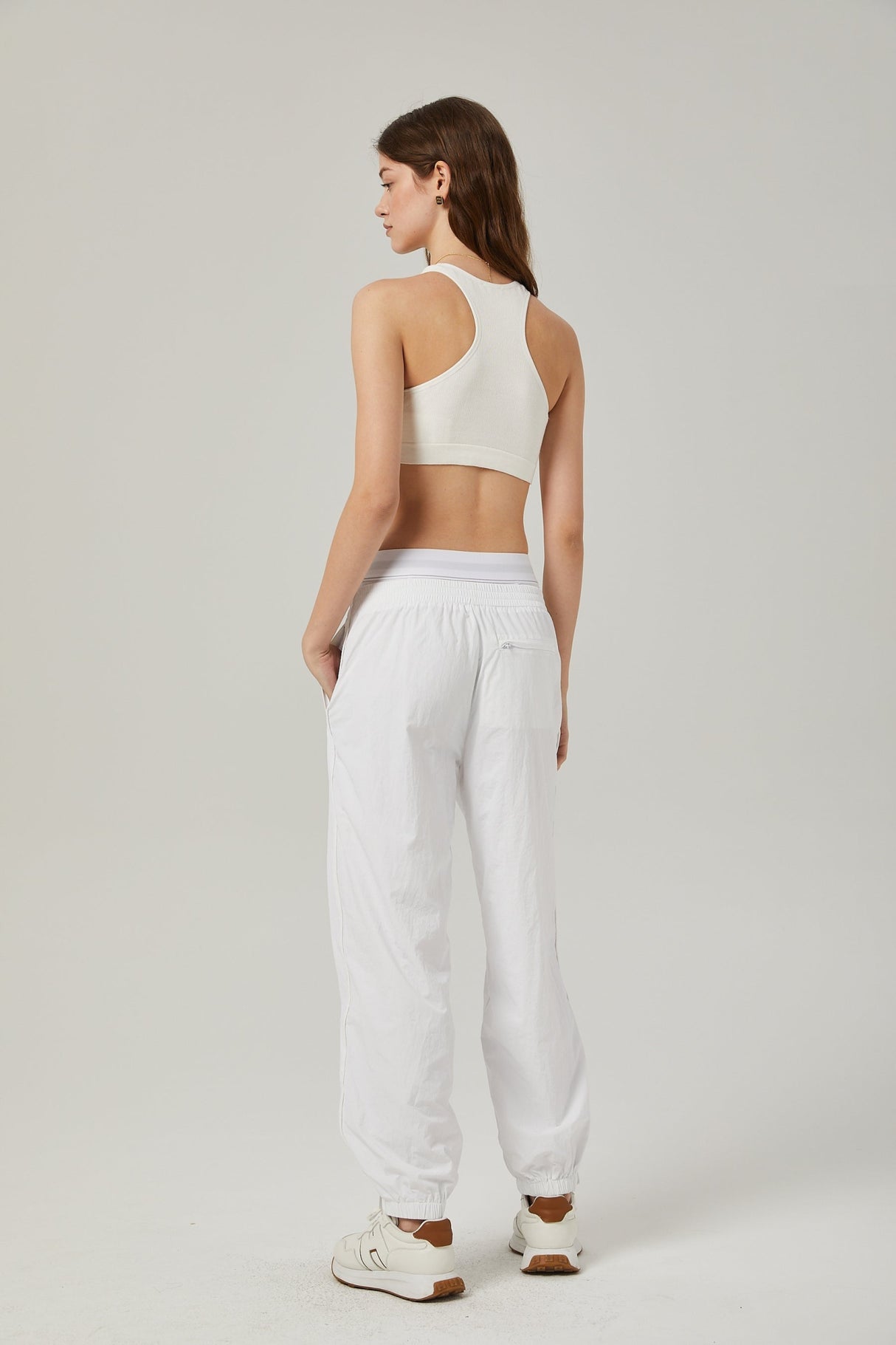 Eleanor Cropped Top - V Neck - Scoop Neck - Racerback - Elasticated Underband