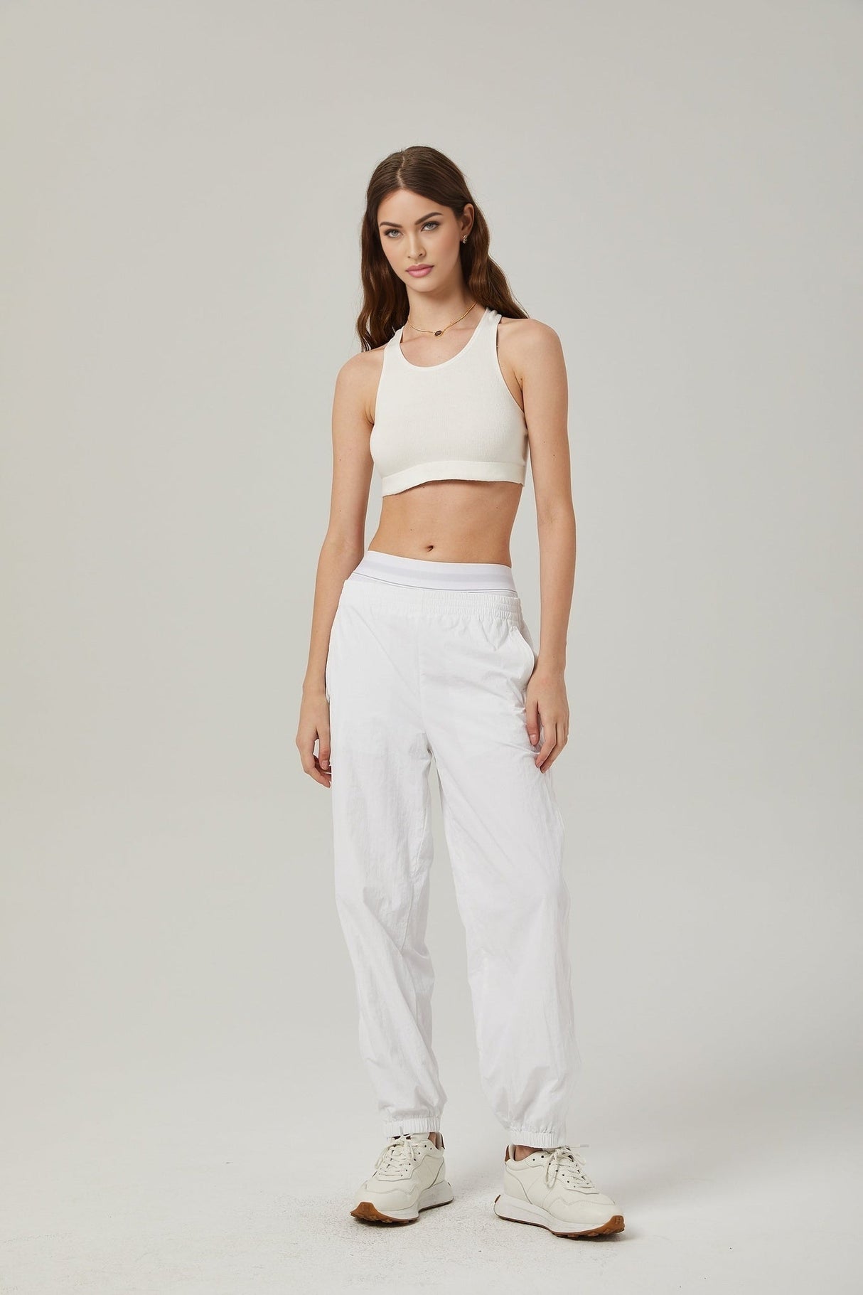 Eleanor Cropped Top - V Neck - Scoop Neck - Racerback - Elasticated Underband