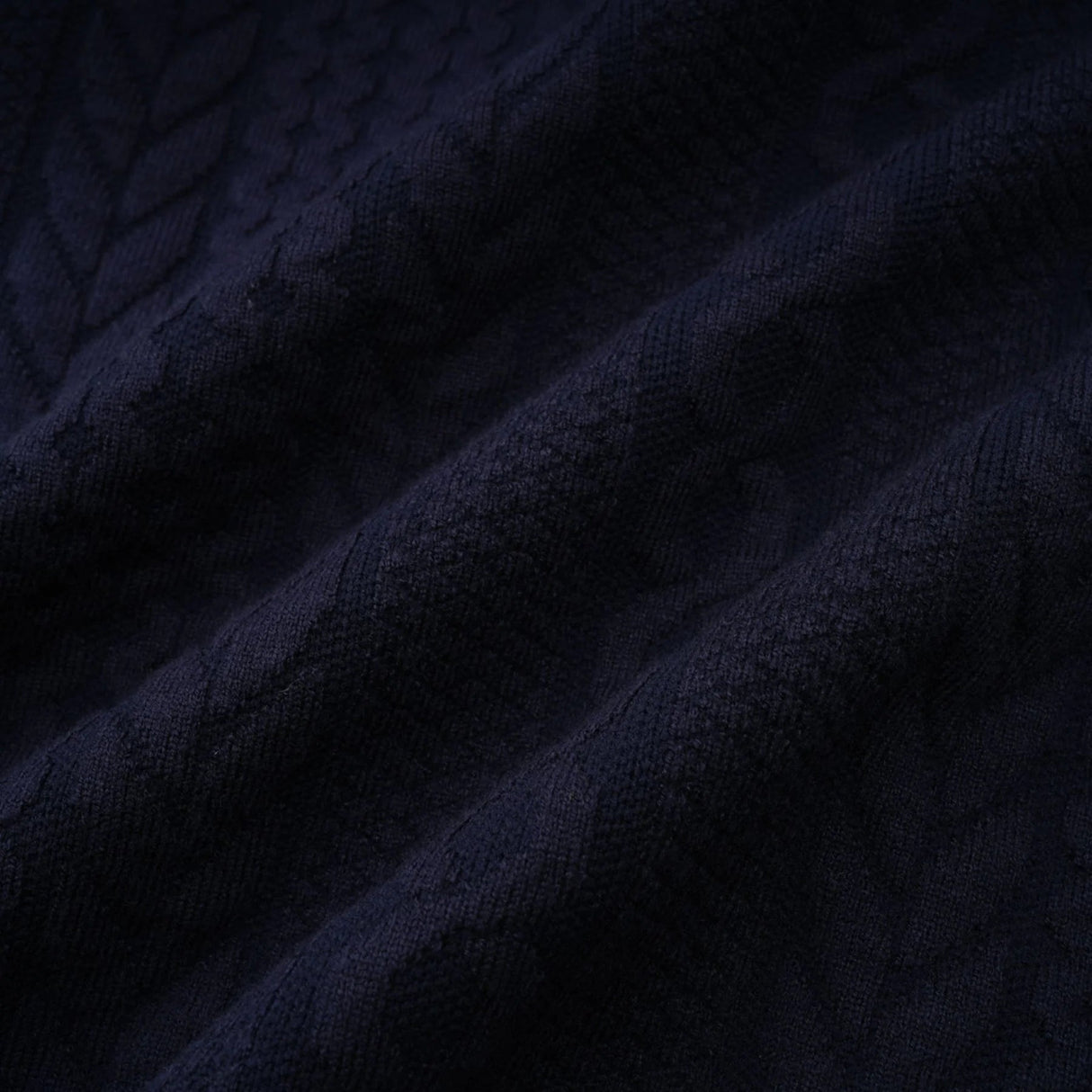 Elena Cardigan & Trousers Set Chunky Crochet Sailor Collar Blue White